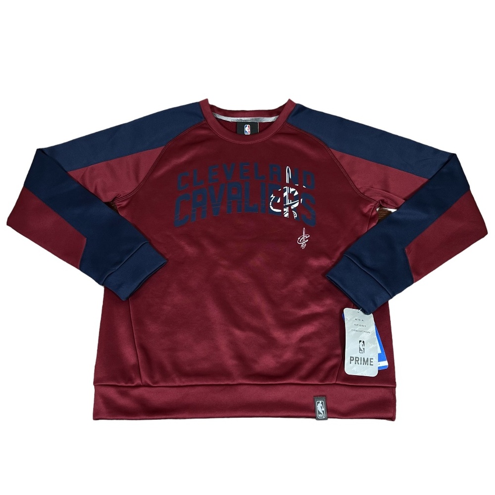 NBA CLEVELAND CAVALIERS SWEATSHIRT BOYS MEDIUM 10/12 CAVS TEK WARM